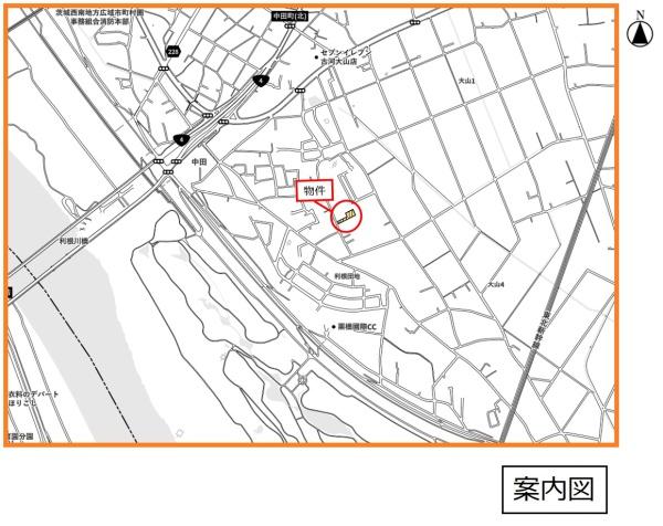 古河市中田　古家付き土地