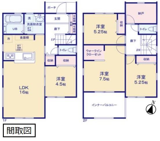 リーブルガーデン　坂東辺田第３　全２棟　１号棟
