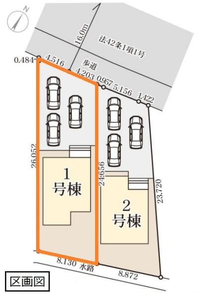 リーブルガーデン　坂東辺田第３　全２棟　１号棟