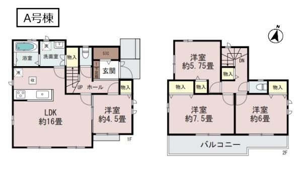 白岡（小久喜）２期　全２棟　Ａ号棟