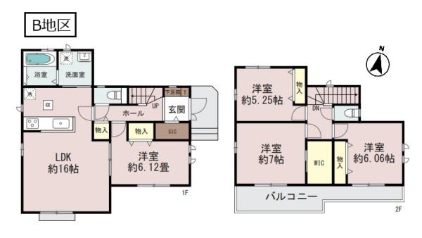 白岡（小久喜）２期　全２棟　Ｂ号棟