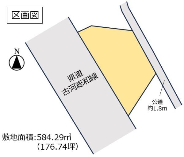 古河市上辺見　売地