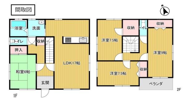 杉戸町木野川　中古住宅