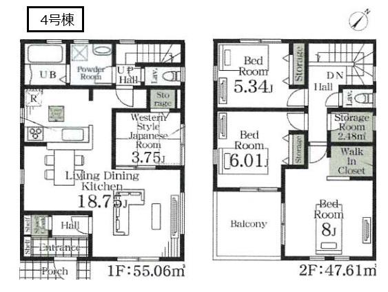 リーブルガーデン　久喜市本町第３　全５棟　４号棟