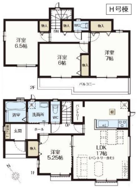 ハートフルタウン　久喜吉羽２期　全２棟　Ｈ号棟
