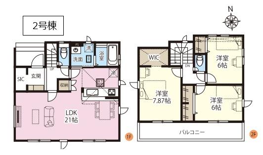 グラファーレ　幸手市西４期　全５棟　２号棟