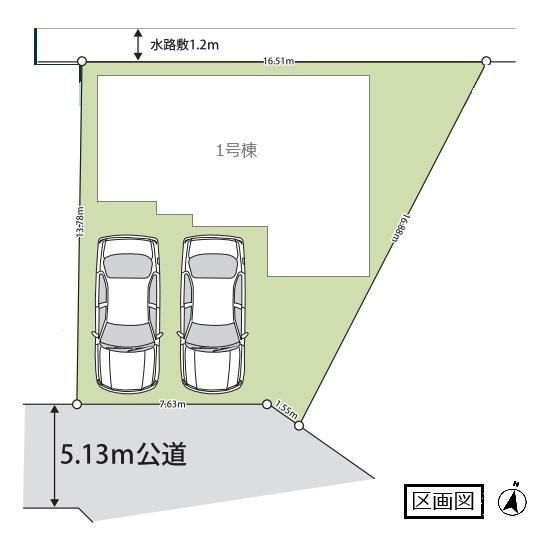 グラファーレ　幸手市緑台２期　全１棟　１号棟
