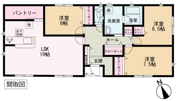 クレイドルガーデン　下妻市前河原第１　全１棟