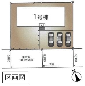 クレイドルガーデン　下妻市前河原第１　全１棟