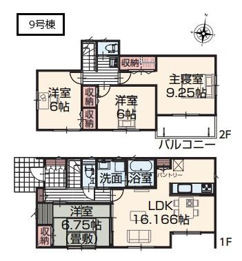 いろどりアイタウン　古河市諸川　全１１棟　９号棟