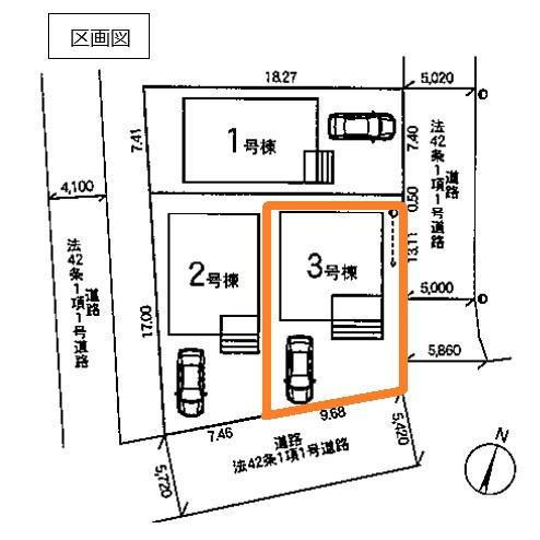 クレイドルガーデン　久喜市栗橋東第１６　全３棟　３号棟