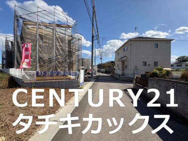 リーブルガーデン 古河鴻巣第6 全4棟 1号棟(前面道路含む現地写真)