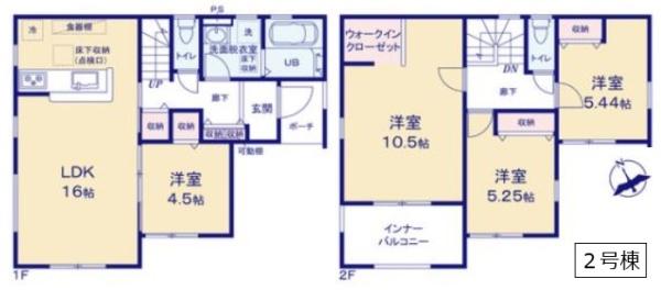 リーブルガーデン　古河上辺見第１０　全３棟　２号棟