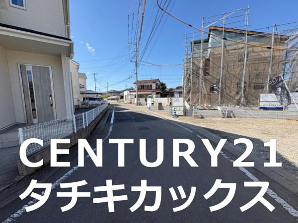 リーブルガーデン 古河上辺見第10 全3棟 3号棟(前面道路含む現地写真)