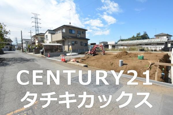 リーブルガーデン 第2野木潤島 全2棟 2号棟(前面道路含む現地写真)