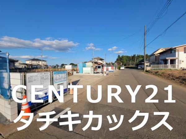 リーブルガーデン 八千代東原 全3棟 1号棟(前面道路含む現地写真)