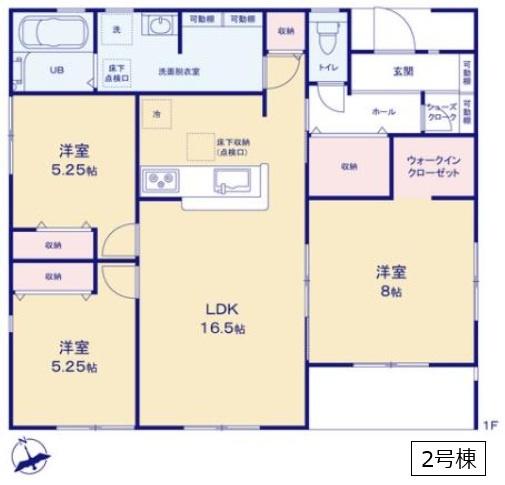 リーブルガーデン　第１下妻市鎌庭　全２棟　２号棟