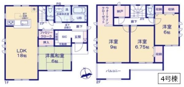 リーブルガーデン　古河下辺見第６　全５棟　４号棟