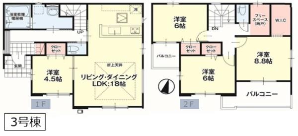 リガーレ　小山市城西２期　全３棟　３号棟