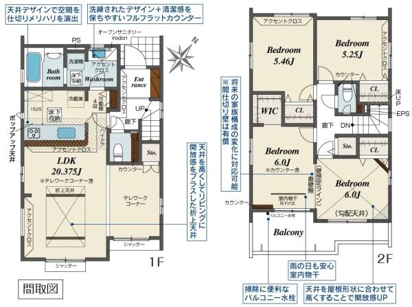 ブルーミングガーデン　白岡市小久喜　全３棟　２号棟