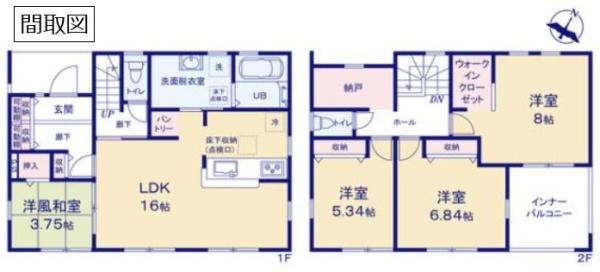 リーブルガーデン 第1下妻市下妻丙 全1棟 1号棟