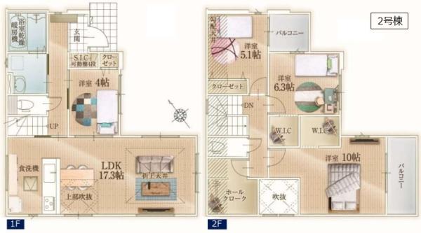リガーレ 久喜市久喜東27期 全2棟 2号棟