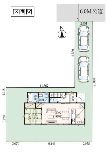 グラファーレ　蓮田市西新宿１１期　全１棟　１号棟