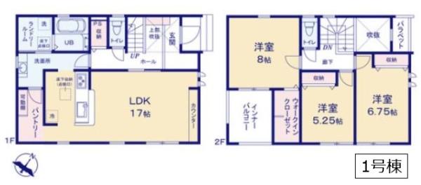 リーブルガーデン　第２久喜南栗橋　全２棟　１号棟