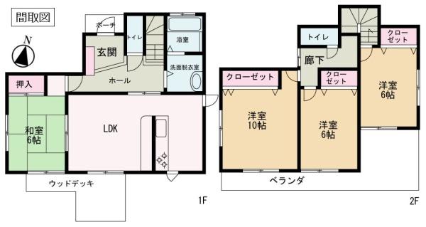 小山市美しが丘３丁目の中古一戸建て