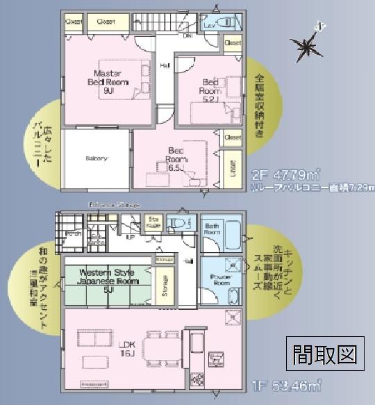 クレイドルガーデン　古河市五部第１　全２棟　１号棟