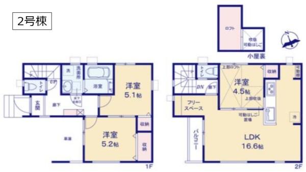 リーブルガーデン　春日部市中央　全２棟　２号棟