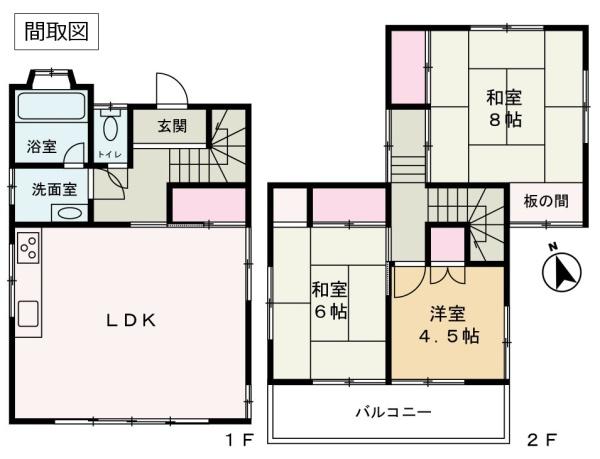 古河市久能　中古住宅