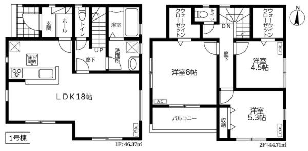 リーブルファイン 春日部市南桜井駅VIII 全1棟