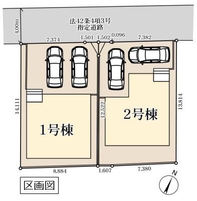 リーブルガーデン　春日部市西金野井３期　全２棟　２号棟