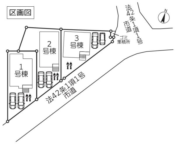 リーブルファイン　藤の牛島駅Ⅳ　全３棟　３号棟