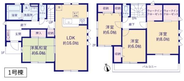 リーブルガーデン　古河三杉町　全４棟　１号棟