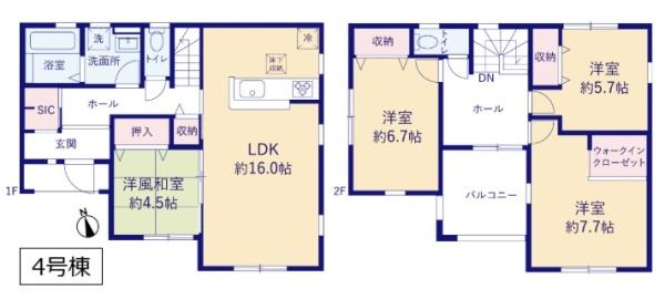 リーブルガーデン　古河三杉町　全４棟　４号棟