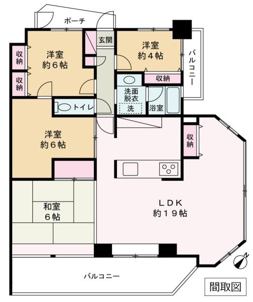 プレシーン野木ハイライズ　４１５号室