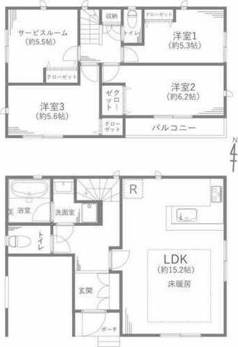 名古屋市瑞穂区御劔町３丁目の中古一戸建
