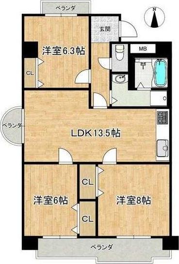 グリーンコーポ東一社　Ａ棟