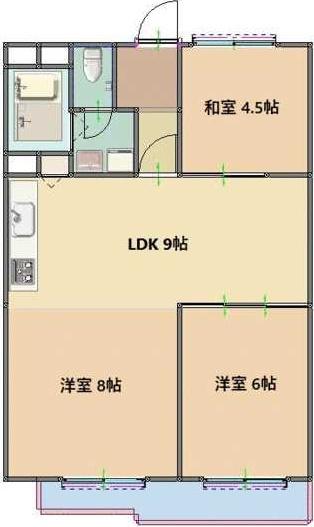 西一社第２団地　１０２号棟