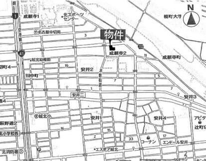 名古屋市北区成願寺２丁目の土地