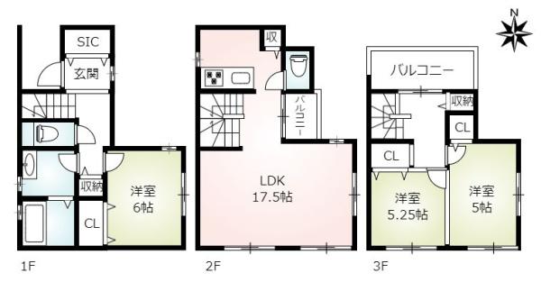 新築戸建　千種区田代町　全2棟　A棟
