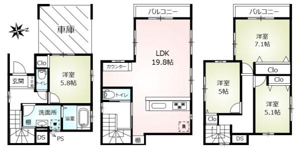 名古屋市千種区上野１丁目の新築一戸建