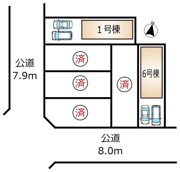新築戸建　千種区萱場２丁目　全６棟　１号棟