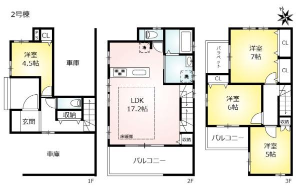 新築戸建　千種区南明町3丁目　全4区画　2号棟