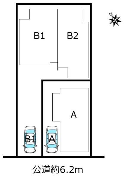 新築戸建　昭和区田面町1丁目　全3棟　B1棟
