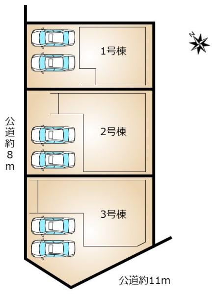 新築戸建　千種区京命2丁目　全3棟　2号棟