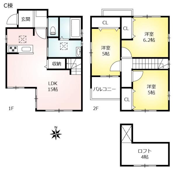 新築戸建　千種区宮根台2丁目　全3棟　C棟