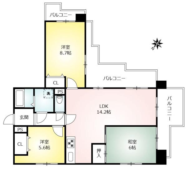 ネオハイツ新香流一号館
